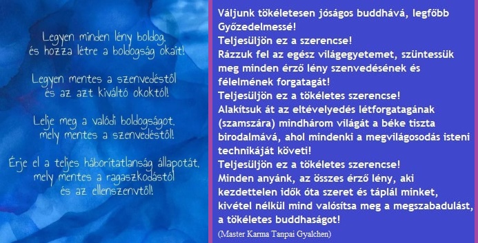 Legyen minden lény boldog - Váljunk buddhává