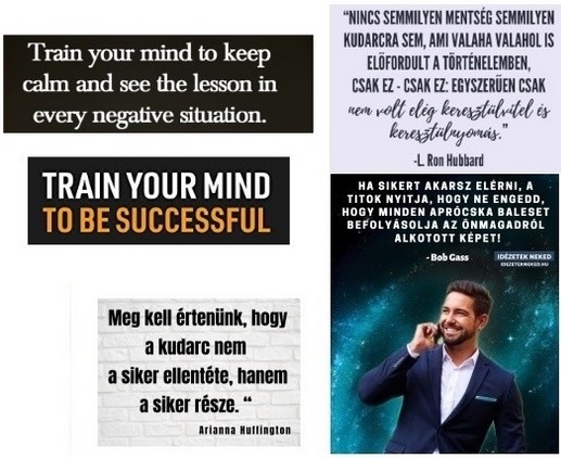 Train your mind - Keresztülvitel - Jó önkép