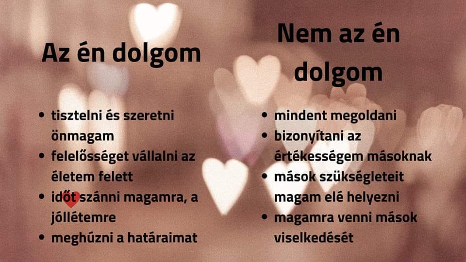 Az én dolgom - Nem az én dolgom